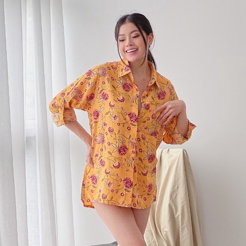 CallieTamami - A 6396 Nadine Batik Look ( Penempatan Motif Random )