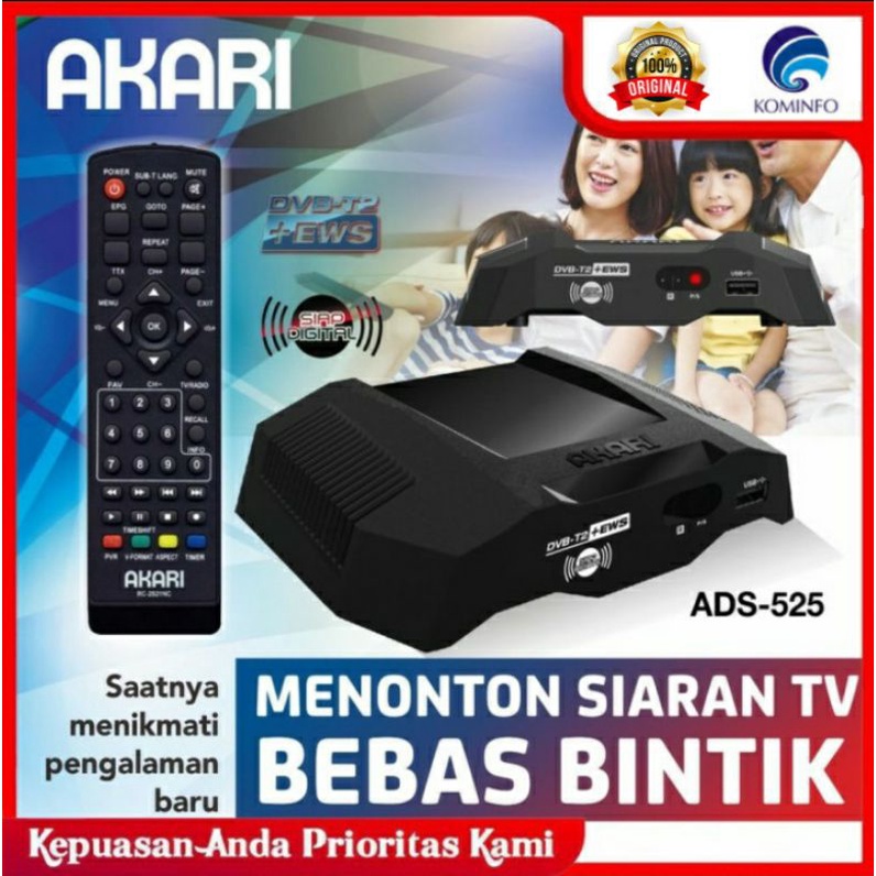 SET TOP BOX TV DIGITAL TV TABUNG/LED MONITOR DAN SEMUA MERK TV BISA