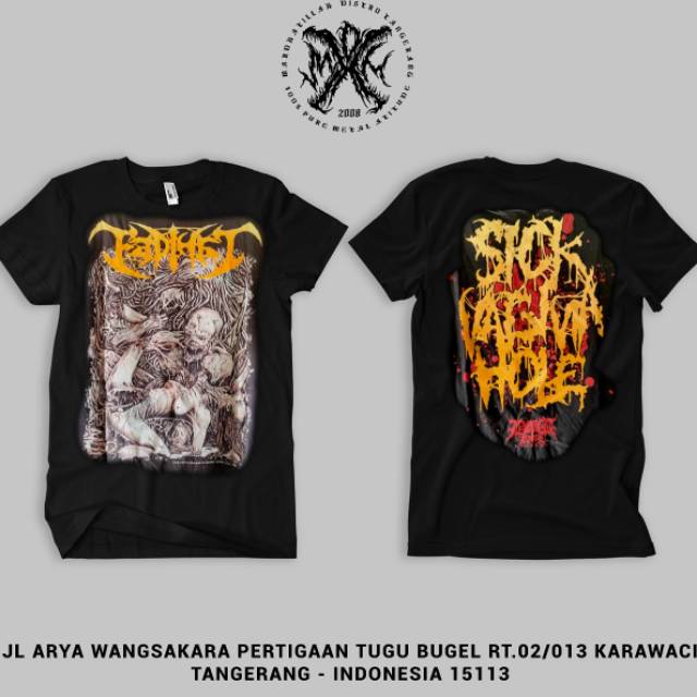 BISA COD BAYAR DI TEMPAT TSHIRT FADIHAT KAOS  METAL 