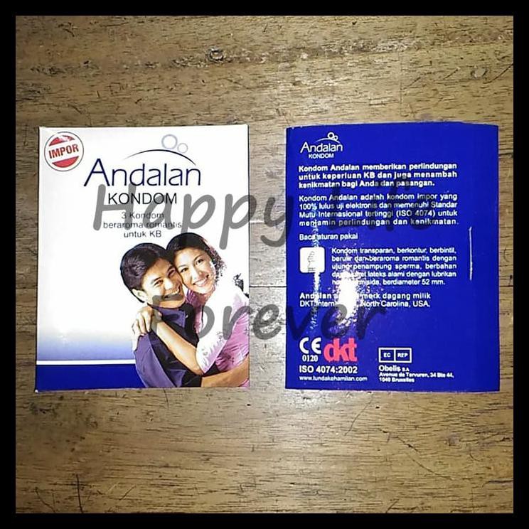 Kondom Andalan Isi 3 - Alat Kontrasepsi