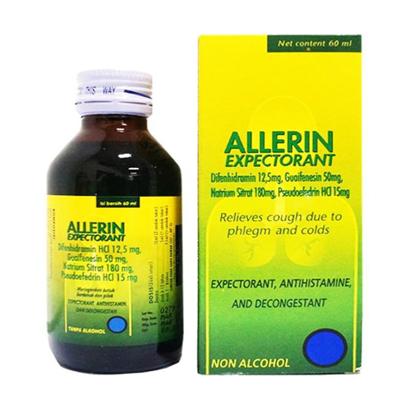 ALLERIN EXPECTORANT SIRUP 60 ML