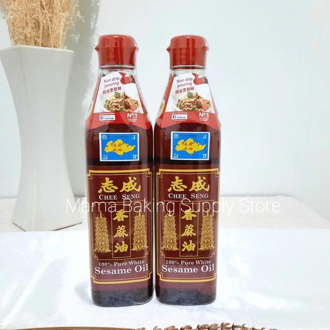 

BAYAR DITEMPAT CHEE SENG Cheeseng Minyak Wijen Putih Pure White Sesame Oil 375 ml PROMO