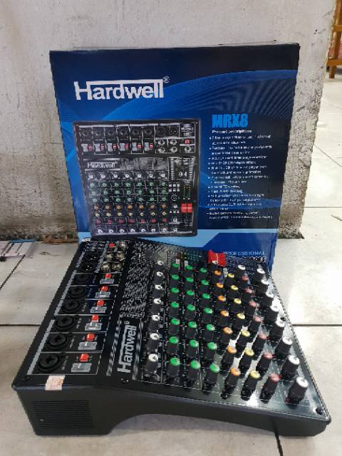 MIXER AUDIO HARDWELL MRX8/MRX 8 8CH USB-BLUETOOTH ORIGINAL