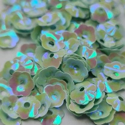 MOTE PAYET SEQUIN RAMBOCI bentuk SAKURA 8 MM - KILAU kualitas CANTIK per10gram