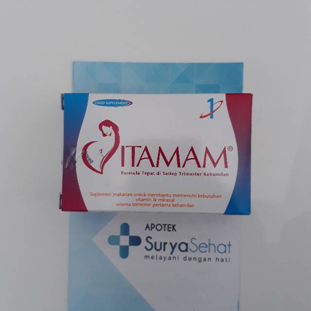 Vitamam 1 / Vitamam 2 / Vitamam 3 Vitamin kehamilan per Box