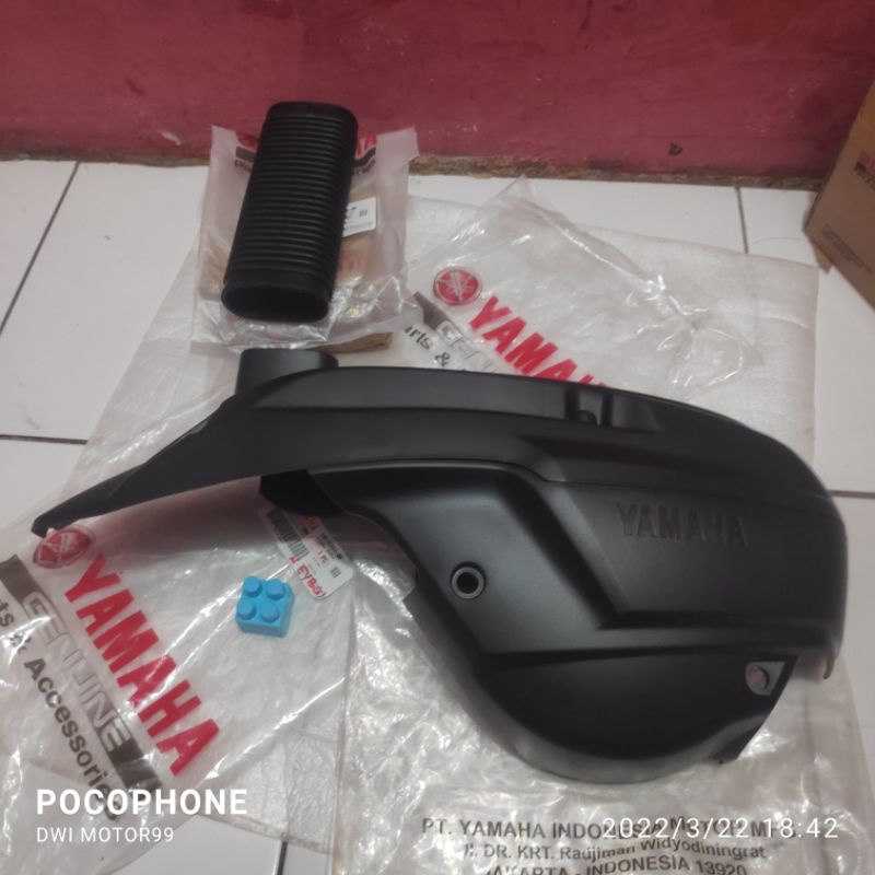 COVER CVT SET 3PCS MIO SOUL FINO KARBU ORIGINAL YAMAHA