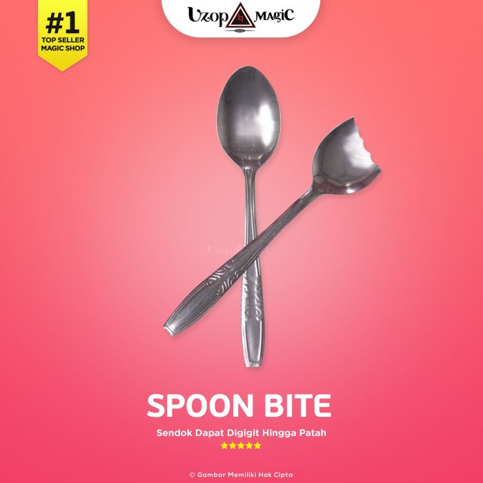 Spoon Bite | Alat Sulap Sendok Gigit | Uzop Magic Shop