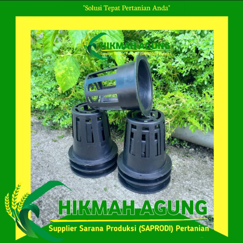 

Netpot Hidroponik Jaring 5 cm - Netpot Hidroponik Tebal - netpot Murah