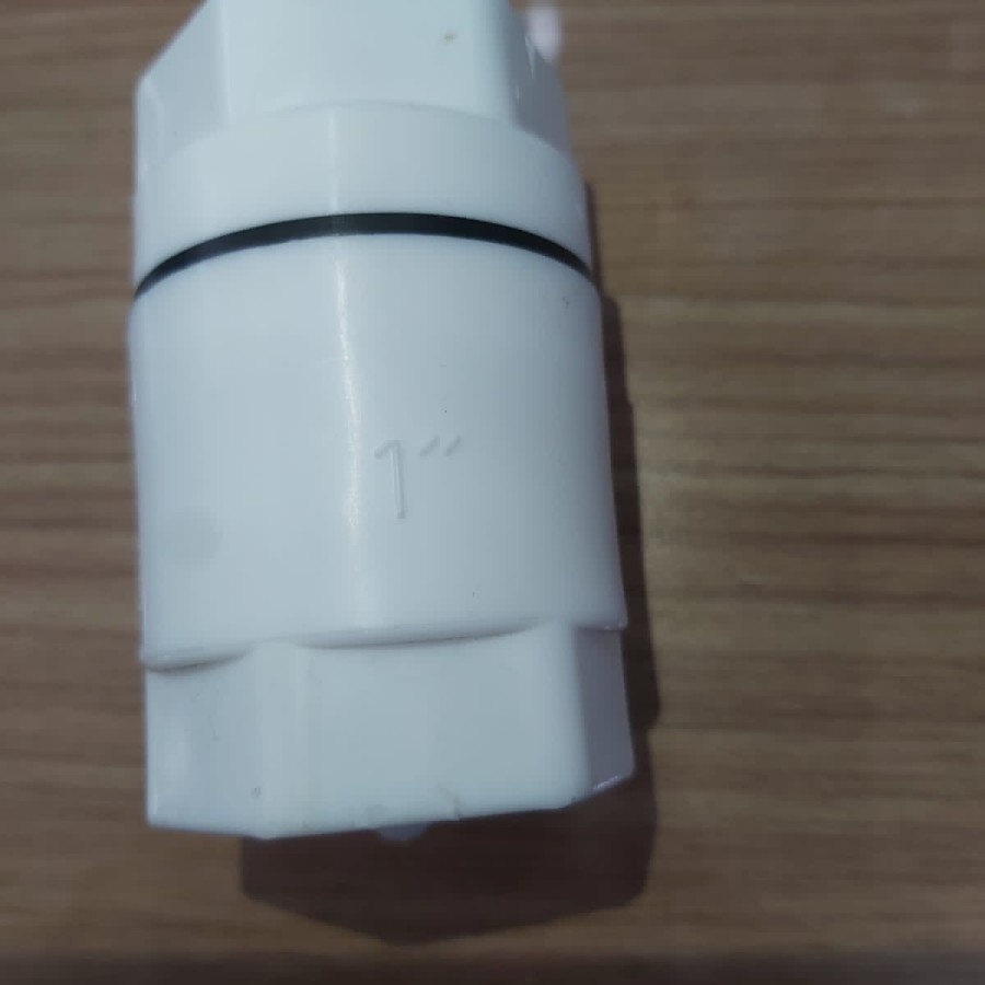tusen klep 1 inch JP pvc putih one way valve tusen valve