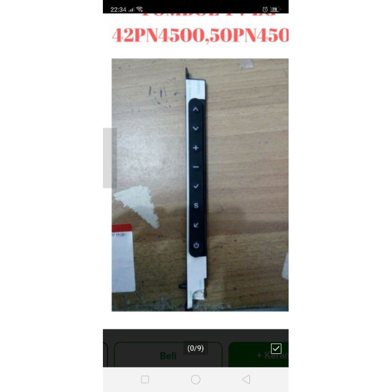 sensor +tombol plasma LG 42pn4500 50pn4500