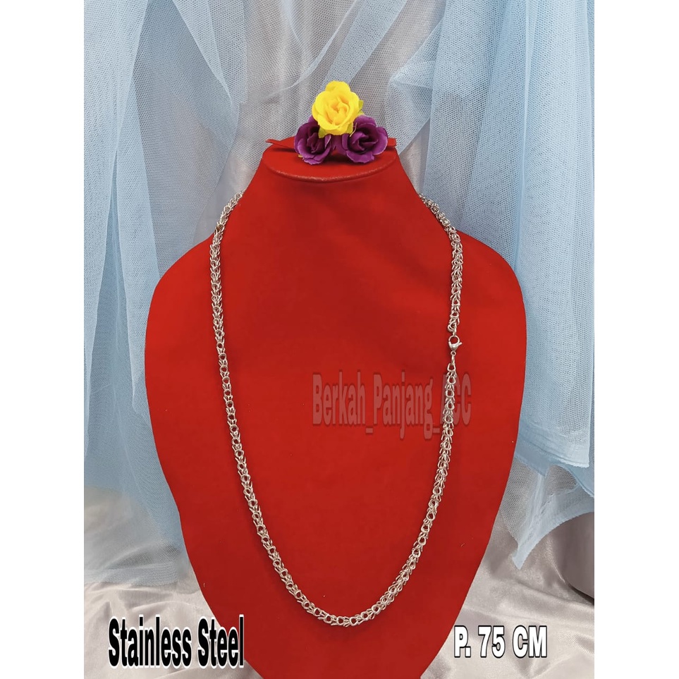 KALUNG COWO RANTAI  ELEGAN perhiasan super berkelas fashion korea anti karat dan anti luntur