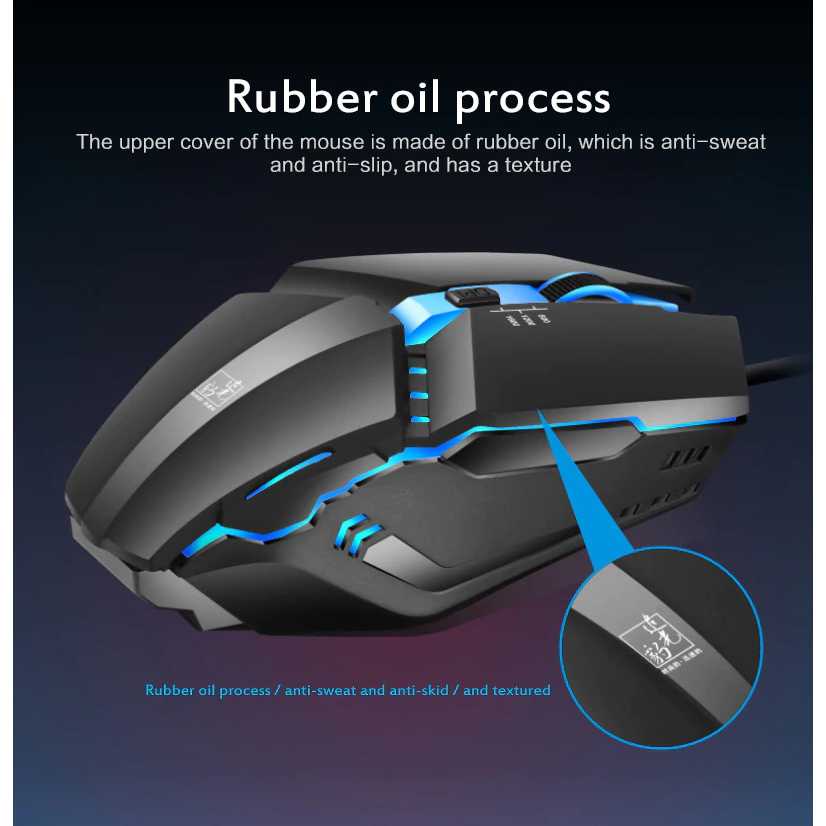 TG-BA Centechia Mouse Gaming LED RGB 1600 DPI - K3