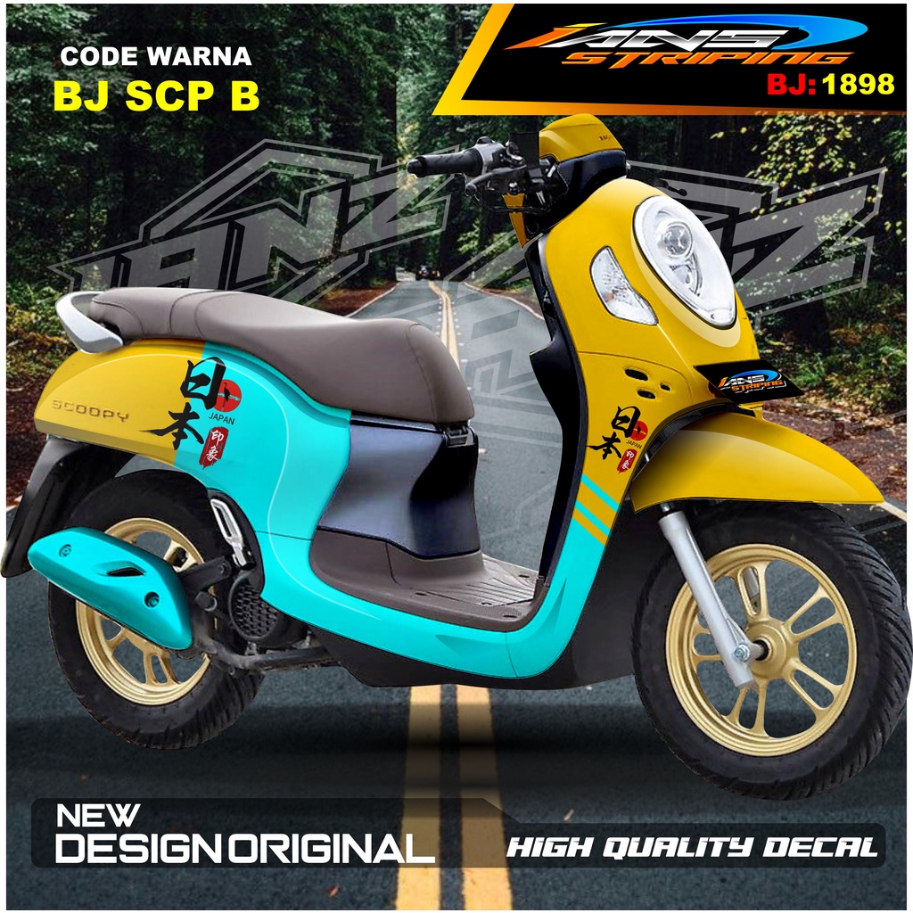 STIKER FULL BODY SCOOPY / STICKER ALL NEW SCOOPY / STIKER FULL BODY SCOOPY TERMURAH / STIKER MOTOR SCOOPY / STIKER MOTOR