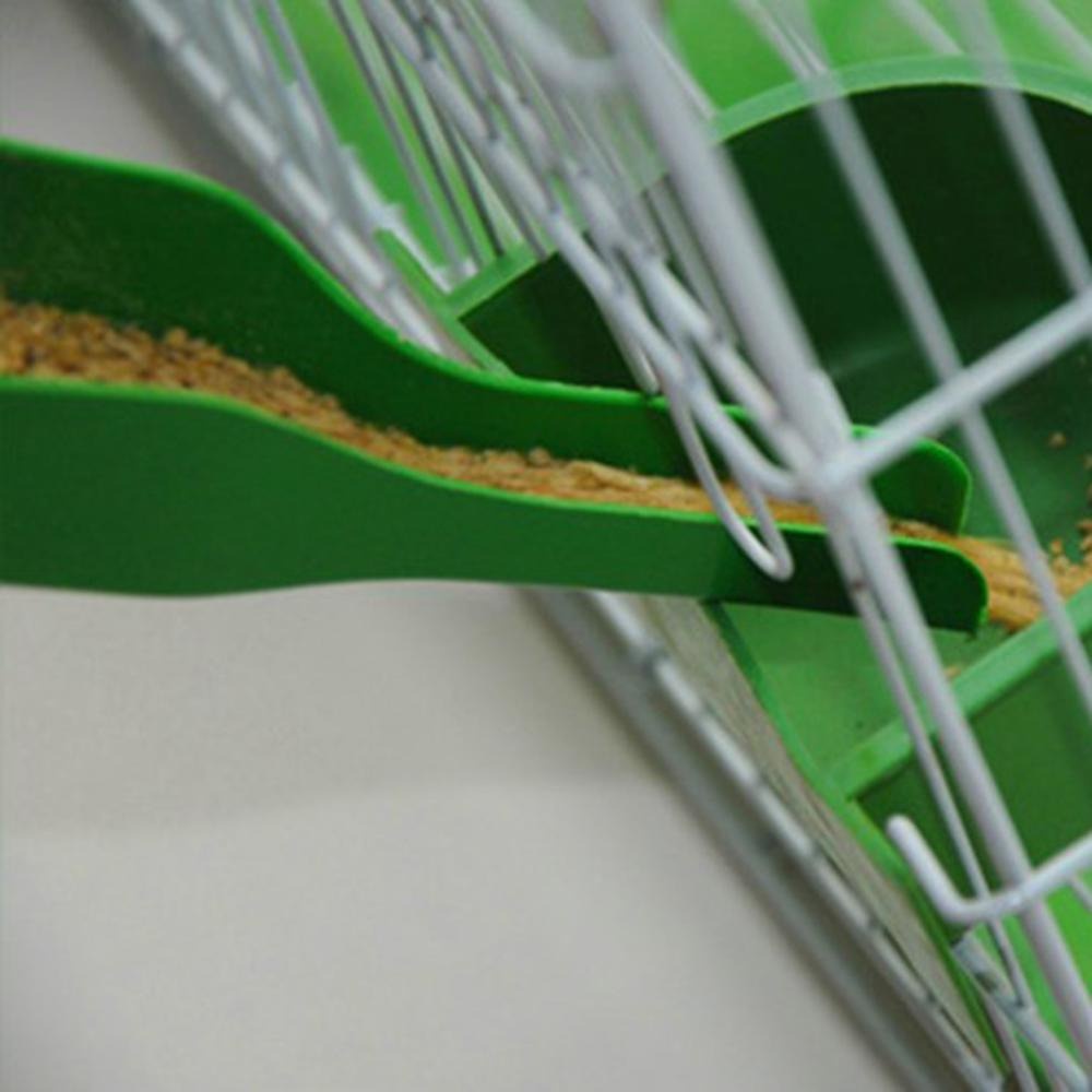 CORONG WADAH ALAT ISI ULANG PAKAN MAKANAN BURUNG KUCING ANJING DARI LUAR SANGKAR CEPUK REFFIL FEFARM