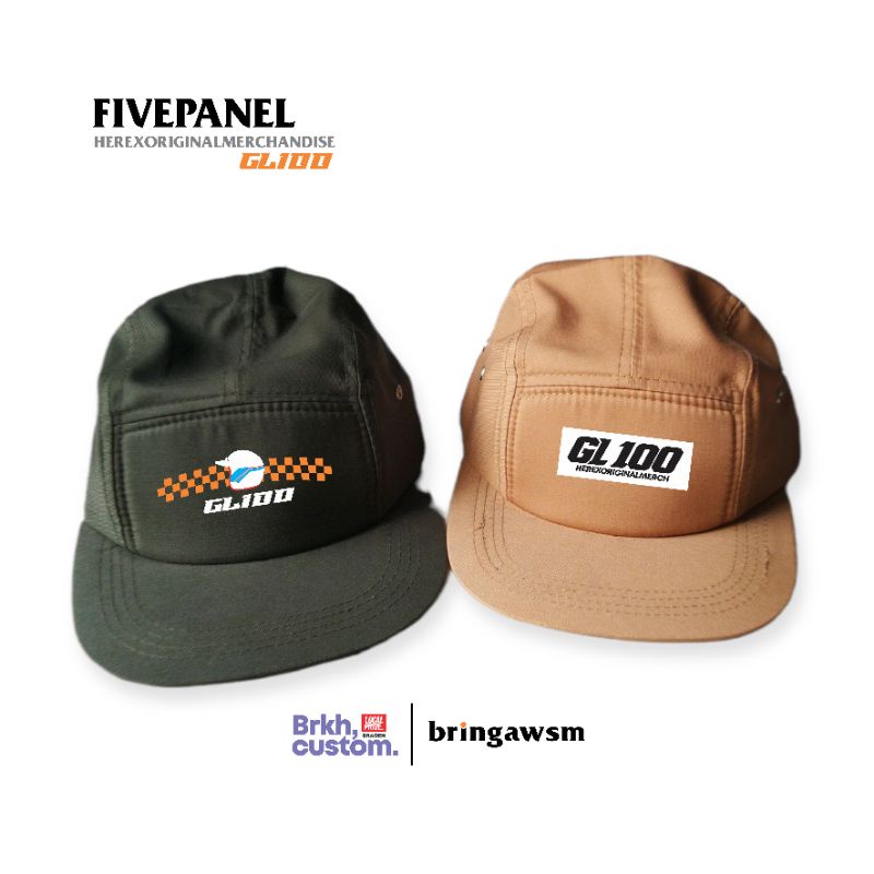 TOPI FIVEPANEL HONDA CB | GLPRO | GLCEPEK | CB | HEREX | HONDAGANK