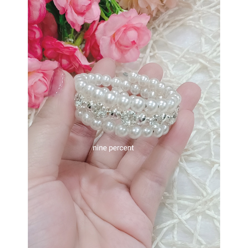 COD, GELANG MUTIARA ANAK PERHIASAN FASHION /GELANG LILIT UNTUK USIA 1-4 THN