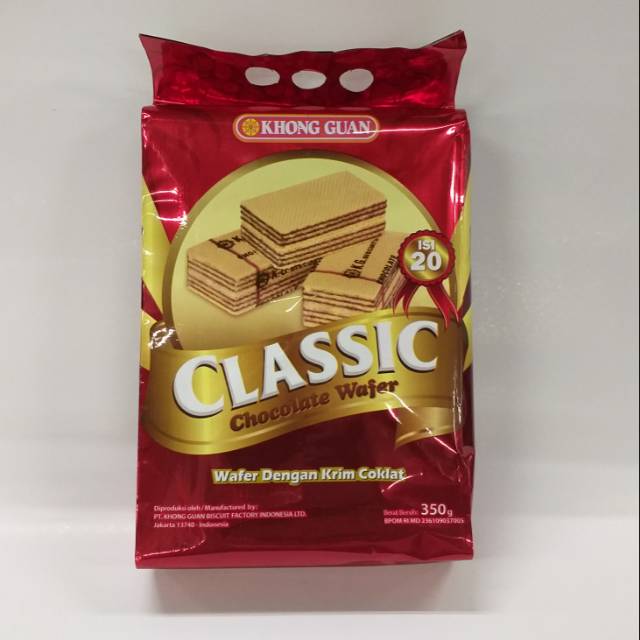 

Khong Guan Classic Wafer Coklat 350gr