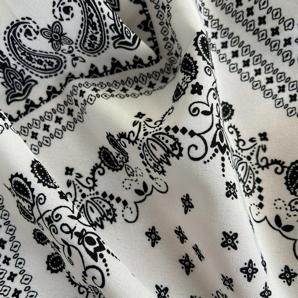 bandana scarf slayer Jilbab wanita ikat kepala elastis all-match syal rambut sederhana versi lebar pita elastis ikat kepala ikat kepala segitiga syal hip hop