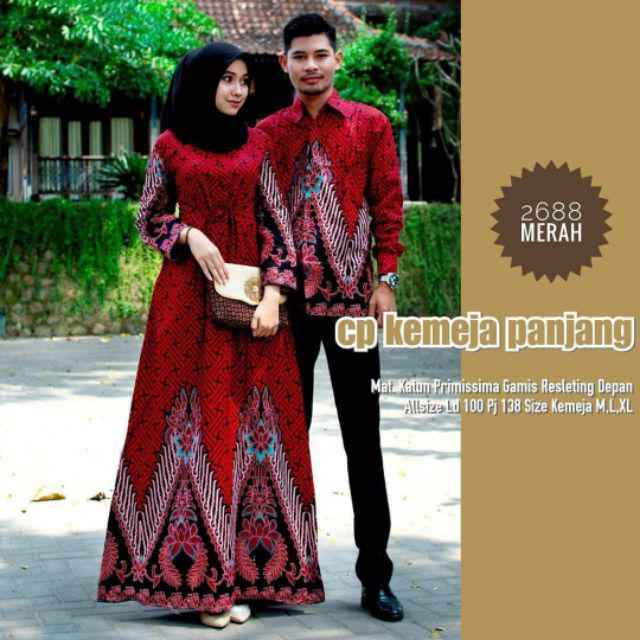 Obral Hem Batik Sogan Seragam Murah