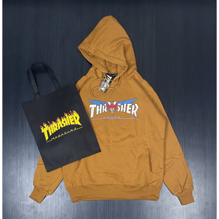 HOODIE TRASHER KUNING