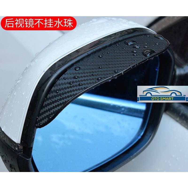 Talang Air Spion Mobil Motif Sport Smile /Topi Penahan Dan Pelindung Spion mobil