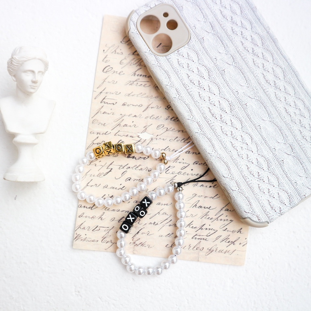 Beaded Phone Charm | Gantungan Hp Custom nama (TULIS DI NOTE)