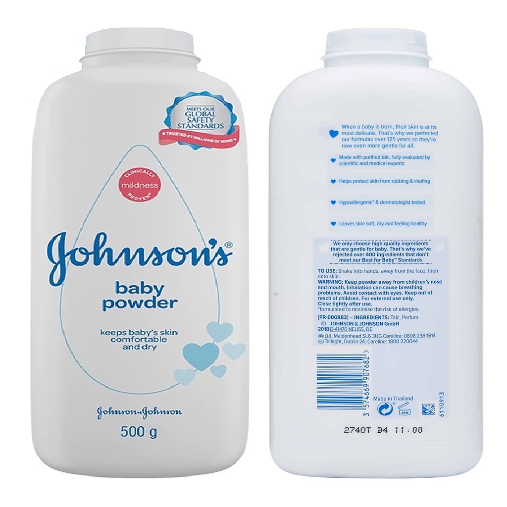 Bisa COD JOHNSON'S Baby Powder - Bedak Bayi 50gr / 100gr / 200gr / 300gr / 500gr