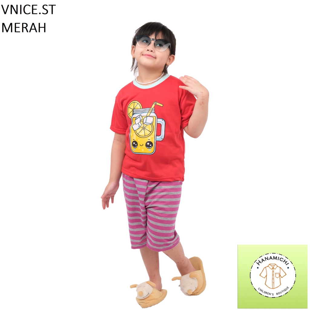 Hanamichi VNICE.ST Setelan Anak Lengan Pendek