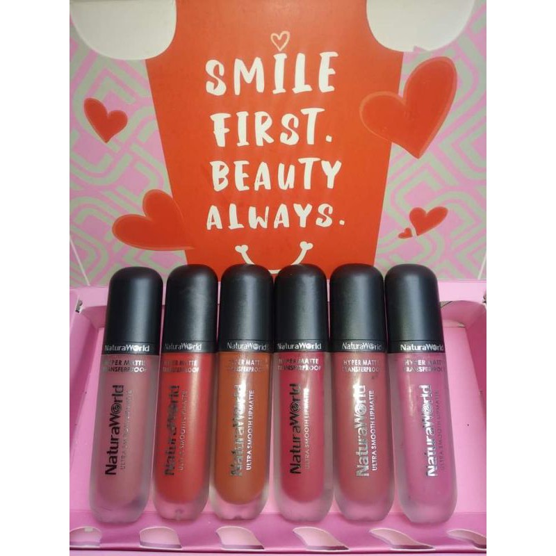 Lipstik naturaworld/Lipmatte naturaworld/Anti luntur