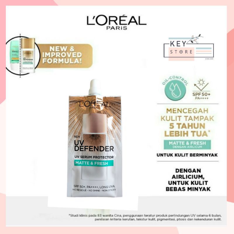 Sunscreen Loreal uv defender sachet