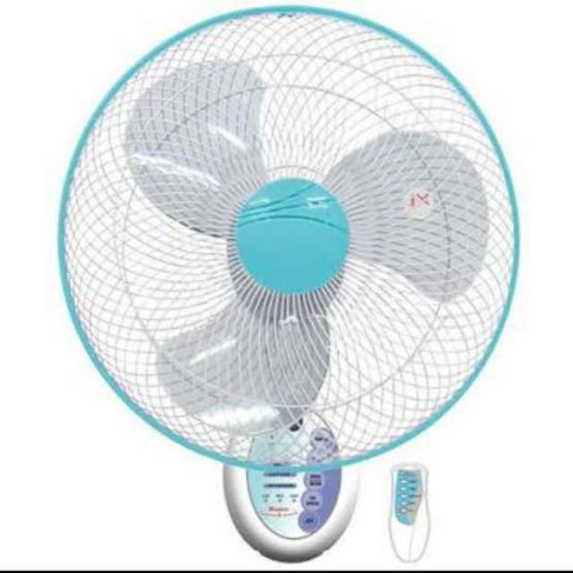 WALL FAN / KIPAS ANGIN DINDING REMOTE MASPION 16&quot; 4001 RC