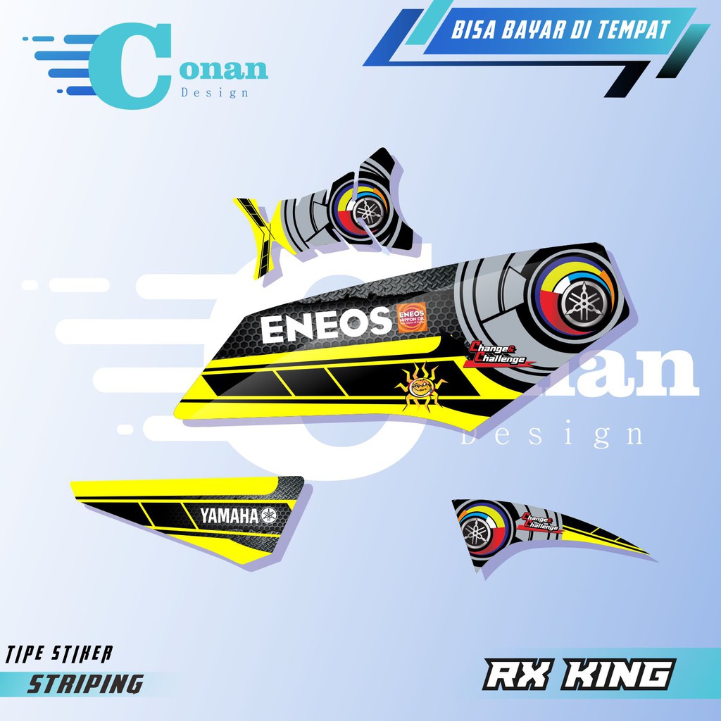 Striping Rx King Variasi 2004 2008 Setriping RX King Strip Eneos Variasi Motor RX KING