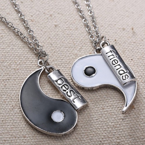 2pcs Kalung Best Friends Yin Yang Kalung Persahabatan