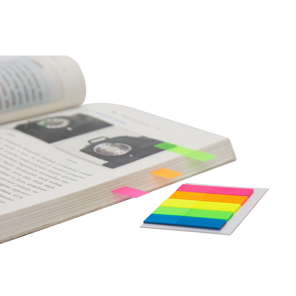 

Bantex Flexi Note Label Penanda Pembatas Halaman 5 Warna