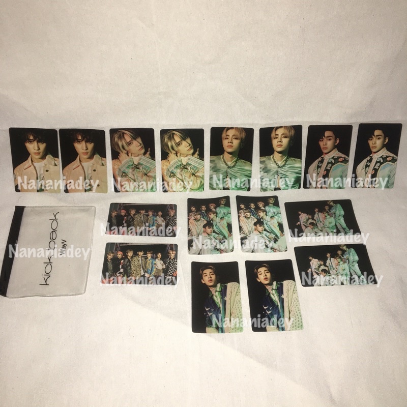 [OFFICIAL MERCHANDISE] SHARING STICKER SET KICK BACK WAYV MEMBER & GRUP LUCAS TEN XIAOJUN WINWIN YAN