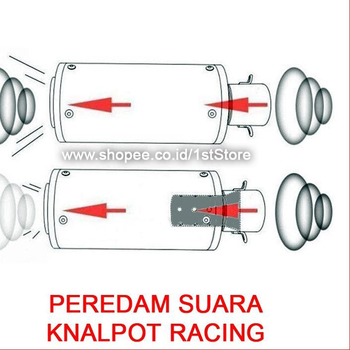 ◌ UNIVERSAL DB KILLER PEREDAM SUARA KNALPOT RACING INLET 50-51MM WRX R9 DBS CLD AKRAPOVIC SC YOSHIMU