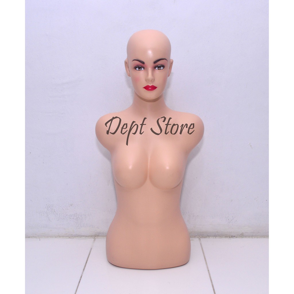 Promo Manekin Cewek Torso Botak Manekin Cewek Patung Kaos