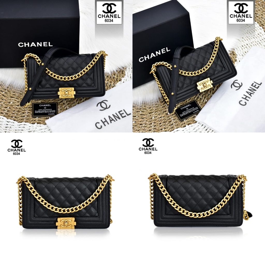 TAS WANITA BATAM IMPORT CHANEL BAG 6034 KWALITAS PLATINUM LIKE ORI