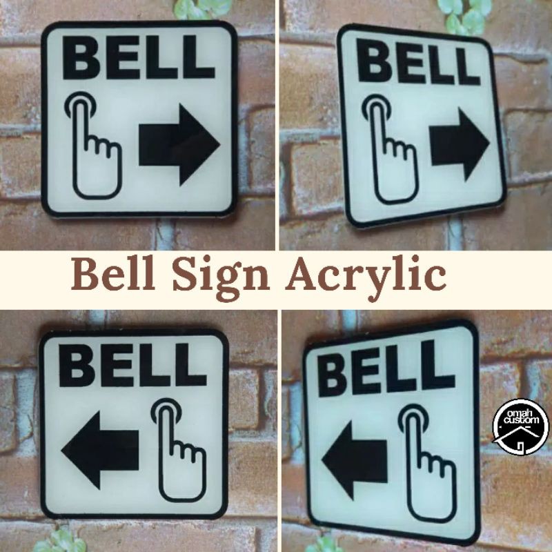 

Tanda Bell Akrilik GRATIS Custom Arah Panah Acrylic