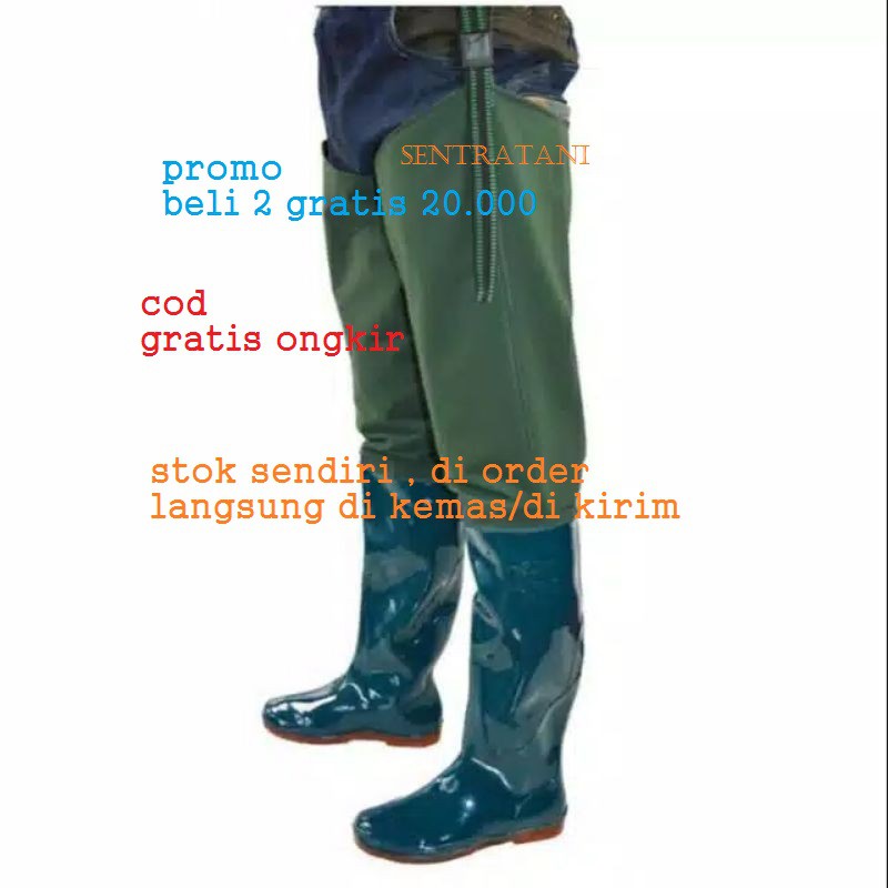 sepatu boot sawah/kolam/mancing/ladang