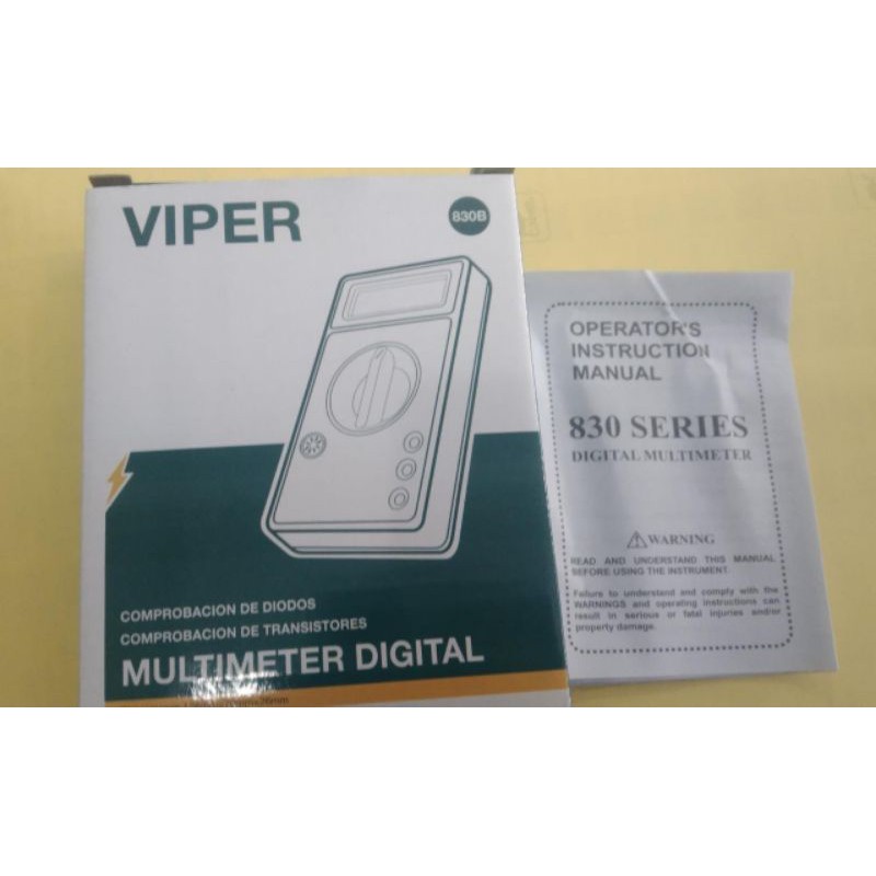 MULTIMETER digital multi meter KLOP VIPER 830 B