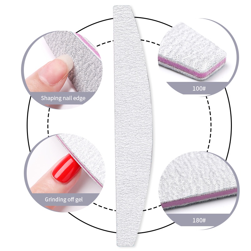 1pc Amplas Kuku Bahan Akrilik Porselen