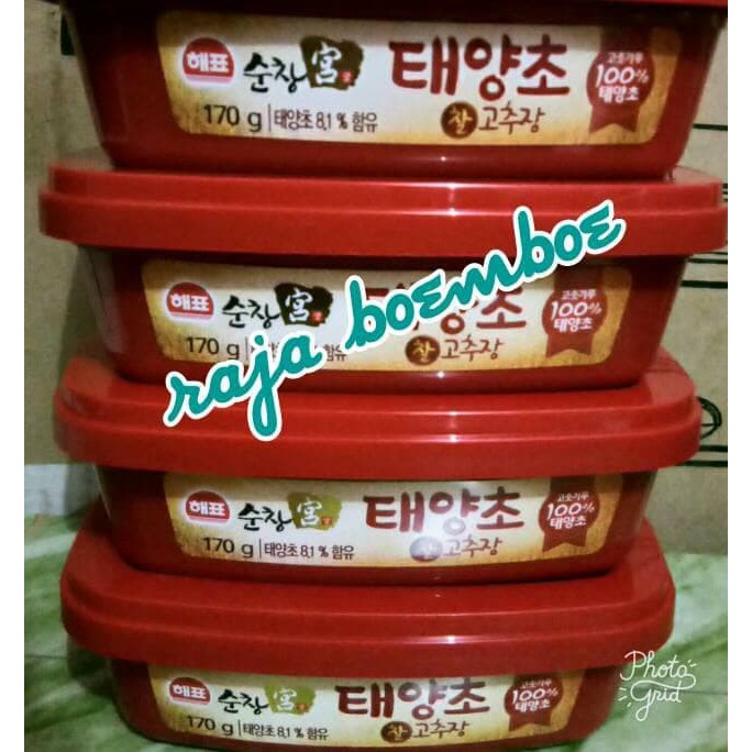 

Gochujang Hot Pepper Paste/Pasta Cabe Korea 170Gr
