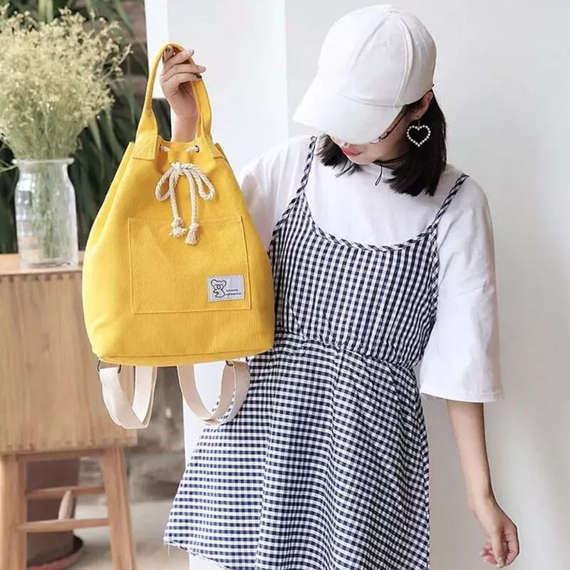 Twenty Bag - Tas Ransel Sekolah Anak Wanita Dan Pria Untuk Anak PAUD TK SD SMP Terbaru 2021 Kekinian Motif Carakter SERUT ELLISH Korean Sytle Bahan Canvas