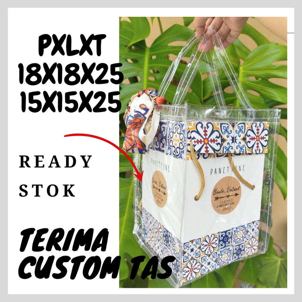 Tas jingjing 18x18x25 Besek Bambu ukuran 15x15 box kue kering kardus ,tas kantong dus Kardus Packing
