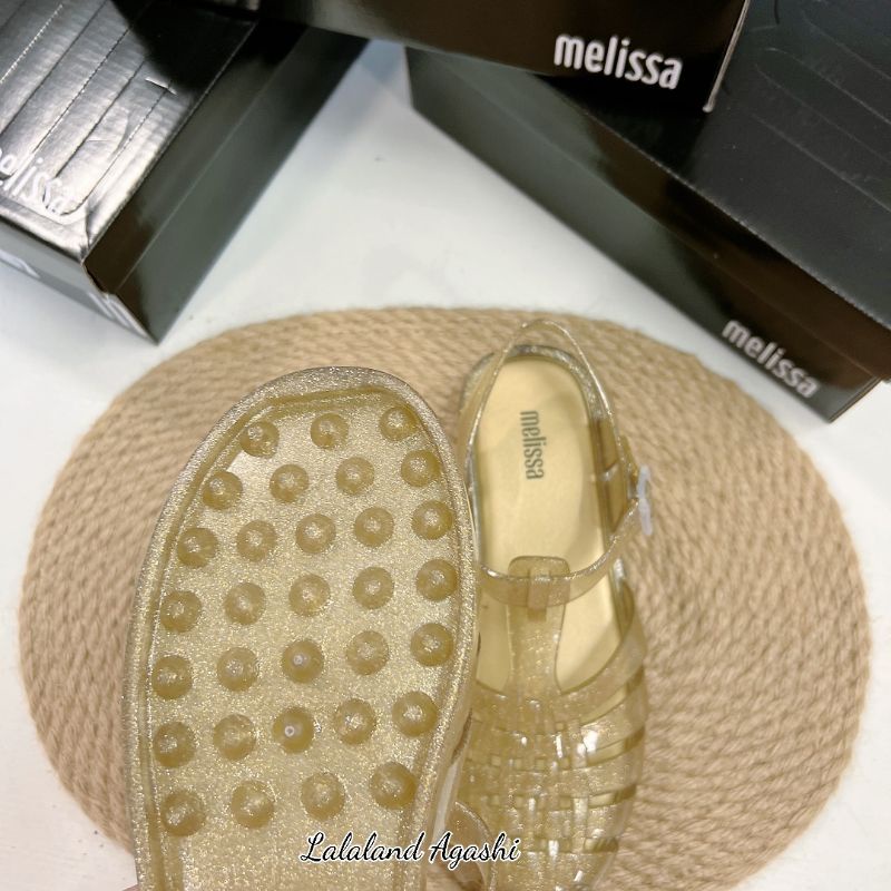 Sepatu Melissa possesion gold/sepatu jelly melissa/melissa gold/sepatu sandal melissa