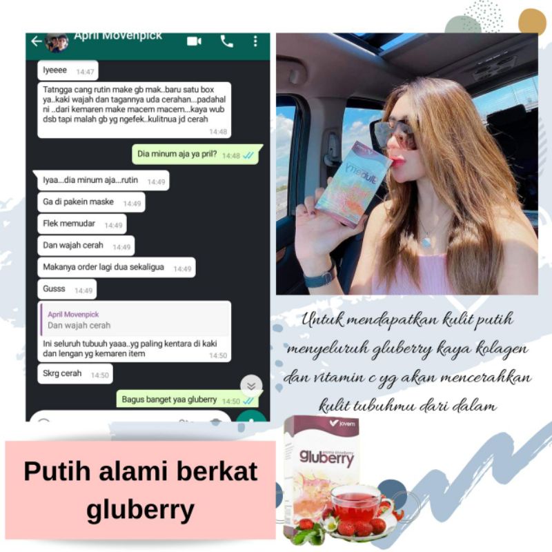 GLUBERRY COLLAGEN DRINK // MINUMAN SEHAT KAYA VITAMIN C JUGA COLLAGEN, YANG BAGUS UNTUK KESEHATAN DA
