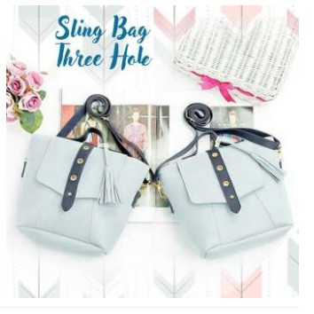 TAS 3 HOLE - Tas Wanita/ Tas Selempang/ Tas Bahu Wanita/ Tas Cewek/ Tas Murah/ Tas Wanita Mur