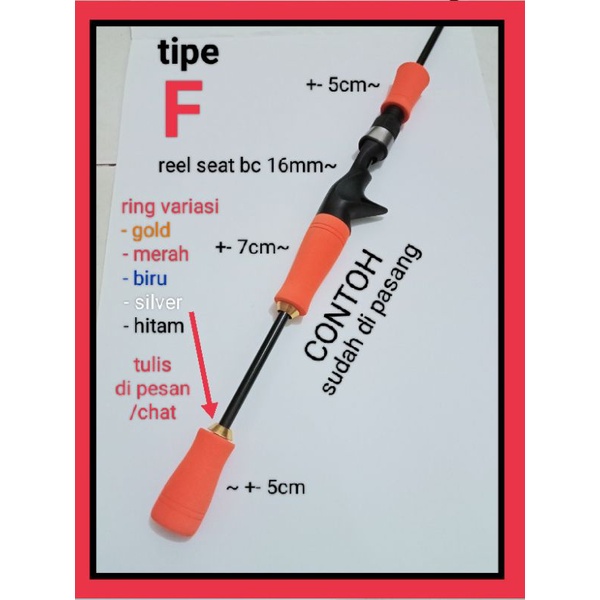 1set gagang joran bc size 16#