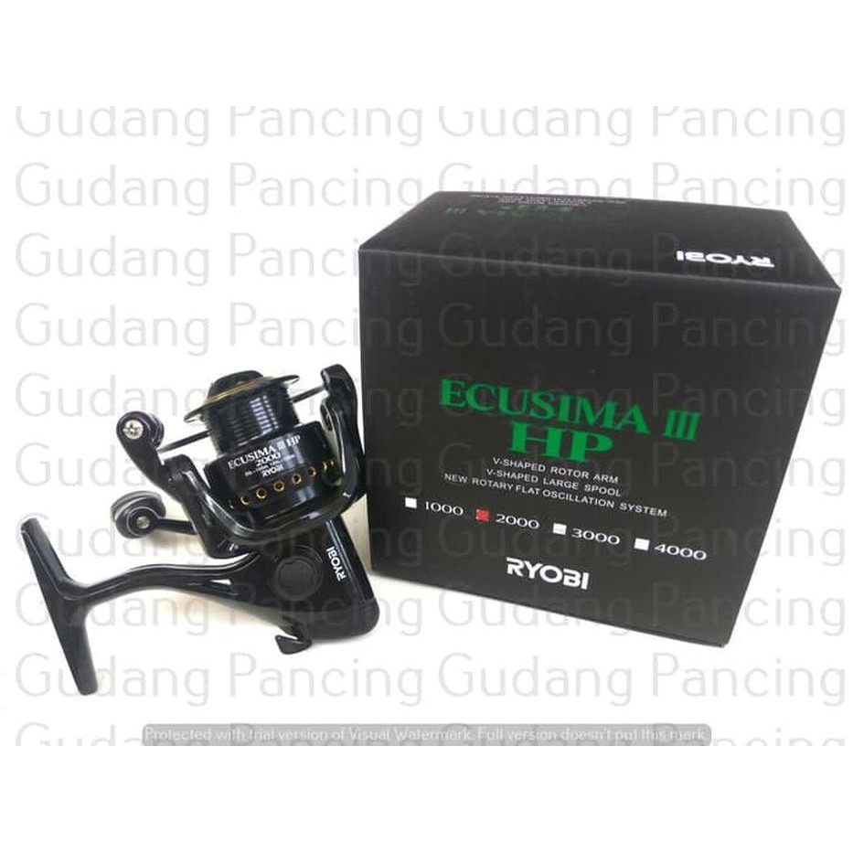 alat pancing mantul habis Reel Ryobi Ecusima III HP 2000